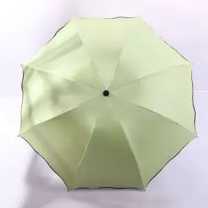 프리미엄 꽃이피는 양산 휴대용 우산 암막 3단 접이식