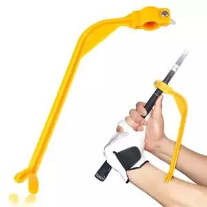 온코 각도 스윙 골프 교정기 노란색 자세 치킨윙 연습기