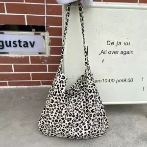 [블루마켓]플라워 호피 데일리 크로스 에코백 기저귀 가방 크로스백 토트백 면가방 캔버스백