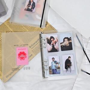A5 포토카드 바인더 K팝 아이돌 수집북 포장 머신 앨범