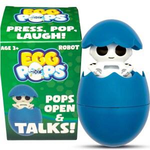 에그 팝스 말하는 장난감 피규어 캐릭터(로봇) 어린이 봄 위한 - 인터랙티브 재생 바구니 부활절 또는 가능한 스터퍼 및 팝업 개그 소리, 귀여운 수집 선물, 재미있는 청소년을