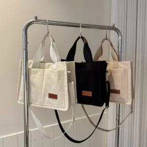 골덴 캔버스 빅크로스백 코튜로이 가방