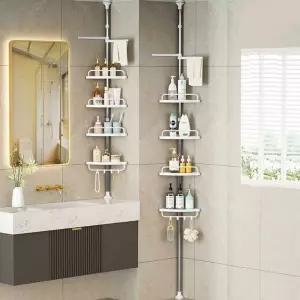 욕실 화장실 틈새 코너 선반 정리대 욕실장 수납장