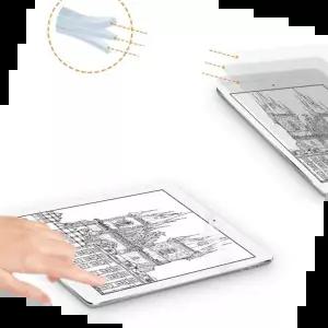 패드 아이패드10.2 호환 종이질감 저반사 스케치 지문 필름