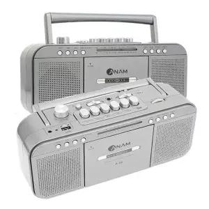 아남A34 901JAV28 휴대용 효도 낚시용 라디오 카세트 플레이어 FM 소형