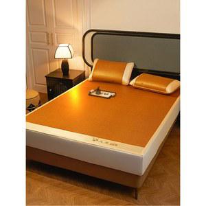 쑥 모기퇴치 등나무 돗자리 자수 쿨링 매트 2인 기숙사용 여름용