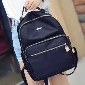 여성 블랙 나일론 백팩 학생 직장인 데일리 코디 가벼운