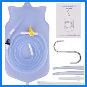 실리콘 관장기 샤워 전구 양면 개방형 탄성 풍선 이중 전구 플러시 시스템 건강 관리 관장기 샤워