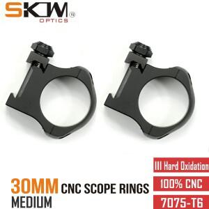 SKWGEAR 라이플 스코프 마운트, 피카티니 CNC, 스코프 링, 미디엄, 마운트 핏, 30mm, 7075 -T6