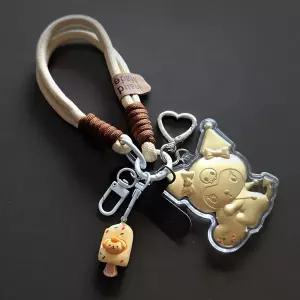 헬로키티 키링 캐릭터 골드 순금 20mg 행운 부적 핸드폰 고리 가방 액세서리 우정템 선물