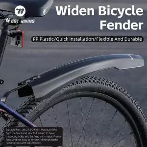 오버휀다 웨스트 바이킹 자전거 펜더 앞뒤 20-29인치 휠 머드가드 형 MTB