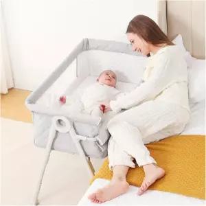 리안 드림콧 신생아 접이식 아기 침대 사이드 베드 높이 조절