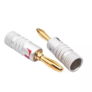 바나나커넥터 바나나 플러그 나사조임식 고급형 2P 1SET (T-BN2SET)