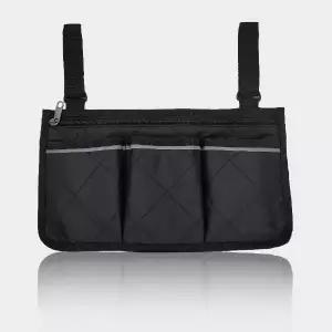 유모차 휠체어 보조 포켓 주머니 캠핑 보행기보조기 의자 전동 악세사리 휠체어 기구 장애인 암레스트 보조