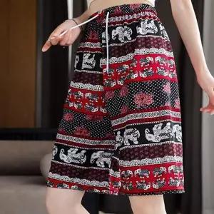 휴양지 물놀이 코끼리 여름 밴딩 반바지