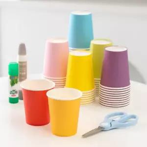 [티처스]민화샵 컬러 종이컵 100개입