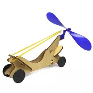 [티처스]고무동력 윈드 카(방향조절) STEAM 과학교구 실험키트