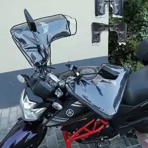 오토바이 손 토시 방수 방한 스쿠터 오토바이 핸들 커버 겨울 전동자전거 보호대 자전거 전기 폴리 전동