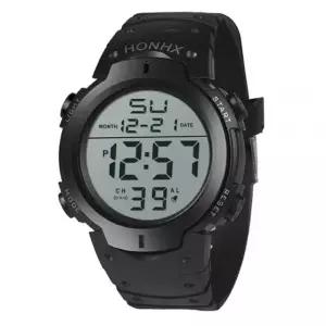 남성 디지털 HONHX Black 스포츠 손목시계_8001-3