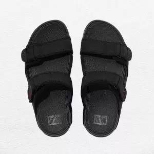 [핏플랍]남성 슬리퍼 고흐 목 슬라이드 EA7-090 블랙