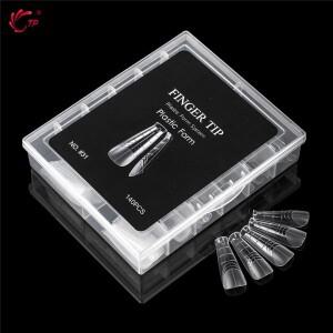 BNG 140PCS 오벌 아몬드 탑 네일 확장 몰드 매니큐어 키트 풀 커버 스마트 폼 재사용 호환 가능 듀얼 14 사