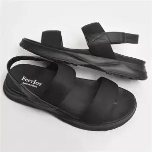 커플샌들 깔끔한 남자 검정 샌들 여름 캐주얼 편안한 발볼 신발
