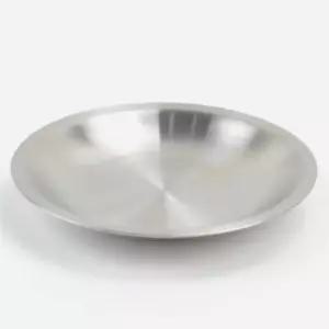 스텐원형 접시 대 업소용그릇 반찬그릇