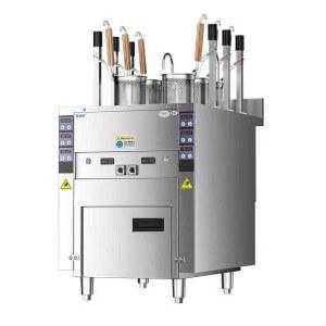 우동 해면기 자동 리프트 6구 주방 면삶는 면탕기 튀김기 전기해면기 전기난방 중식