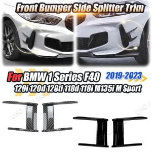 자동차 앞 범퍼 사이드 카나드 에어 벤트 스포일러 스플리터 바디 키트 스티커, BMW 1 시리즈 F40 M 스포츠