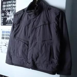 (L-XL)버커루 집업 바람막이 점퍼자켓 봄버 그레이 올드스쿨92