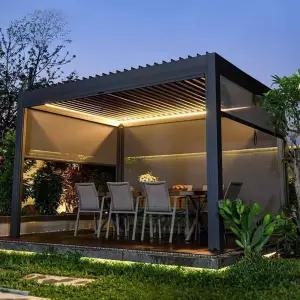 야외 정자 조립식 렉산 파고라 테라스 어닝 썬룸 그늘막 데크 테라스 원두막