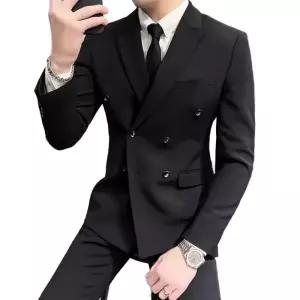 더블 마이 남성 정장 자켓 금장 셋업 빅사이즈 코오롱브렌우드 네이비