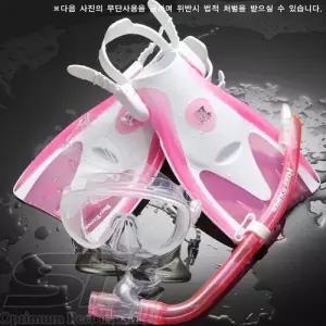 [셀러허브]투사 마스크 스노클 오리발 세트 J318901 레저스포츠 (S46577887)