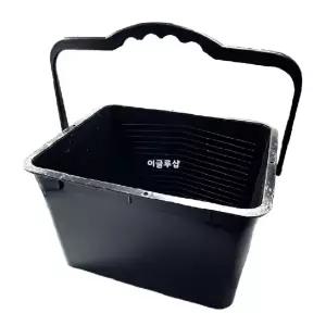도장 도색통 사각 다용도 플라스틱빈통 트레이 8L 페인트부자재