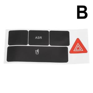 1개 자동차 차량용 호환 내부 데칼 스위치 노브 수리 스티커 컵 홀더 버튼  커버 비상등 A6 C5 19972004용