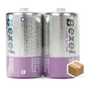 벡셀 D사이즈 R20 1.5V 2Px12개입/건전지/충전지/베터리/충전/시계/수명긴/휴대용/오래쓰는/밧데리/충전용