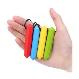 츄잉 목걸이 턱운동 언어치료 감각통합 치발기겸용 조음치료 구강운동 언어교구 씹기장난감