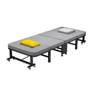 간이침대 싱글 접이식 이동식 낮잠 휴식 접이 침대 1인용 사무실 4단