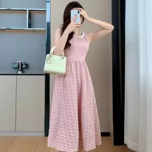 EAMT 여친 원피스 분홍 공주 드레스 럭셔리 민소매 프리미엄 EUNG1