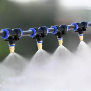 안개분사기 농사용 미스트 스프링클러 농업용 PE파이프 25개 노즐 관개 25m 헤드 물주기 급수 노즐 관수장치 스프링쿨러