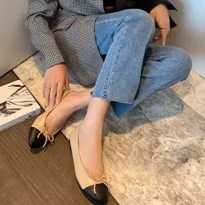 리본 플랫 슈즈 발레리나 데일리 사계절 여성 플랫 슈즈 옥스포드화 정장구두 드레스화 캐주얼화 발레화