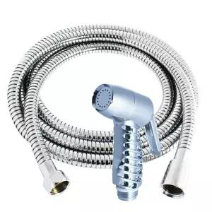 미니 스프레이건 메탈호스 1.5m세트 베란다 물 호스