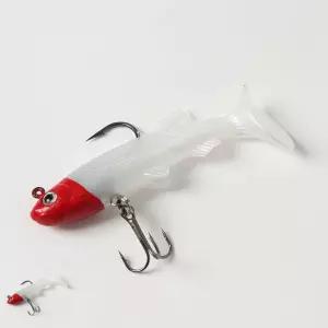 패들테일 웨이트훅 쉐드웜 루어 지그헤드 갈치 배스낚시 레드