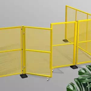 이동식 자바라 대문 철조망 휀스 안전 울타리 현장 철제