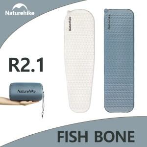 네이처하이크 셀프 인플레이팅 매트 피쉬 본 아웃도어 휴대용 초경량 폰지 에어 캠핑 슬리핑 패드 방습