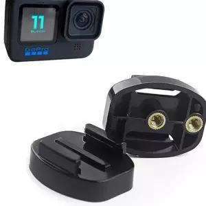 나사 고프로 11 블랙 호환 액션캠 삼각대 스탠드 연결 버클 베이스 마운트 1/4