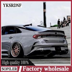 기아 옵티마 K5 GT 2020 DL3 스포일러, ABS 유광 블랙/카본 룩 리어 트렁크 립 윙