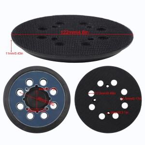 오비탈 샌더 교체 패드 5인치 8홀 샌딩 디스크 사포 트레이 그라인더 백킹 (DWE6421 용)