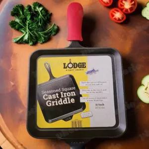 롯지무쇠팬 주물팬 주철 사각 후라이팬 28cm 그리들 인치