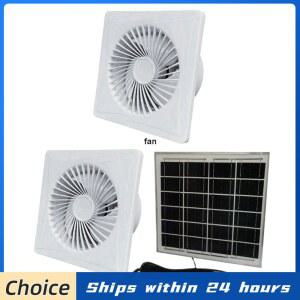 8인치 12V 배출기 구동 닭장 환풍기 개집 공기 배기 태양광 미니 패널